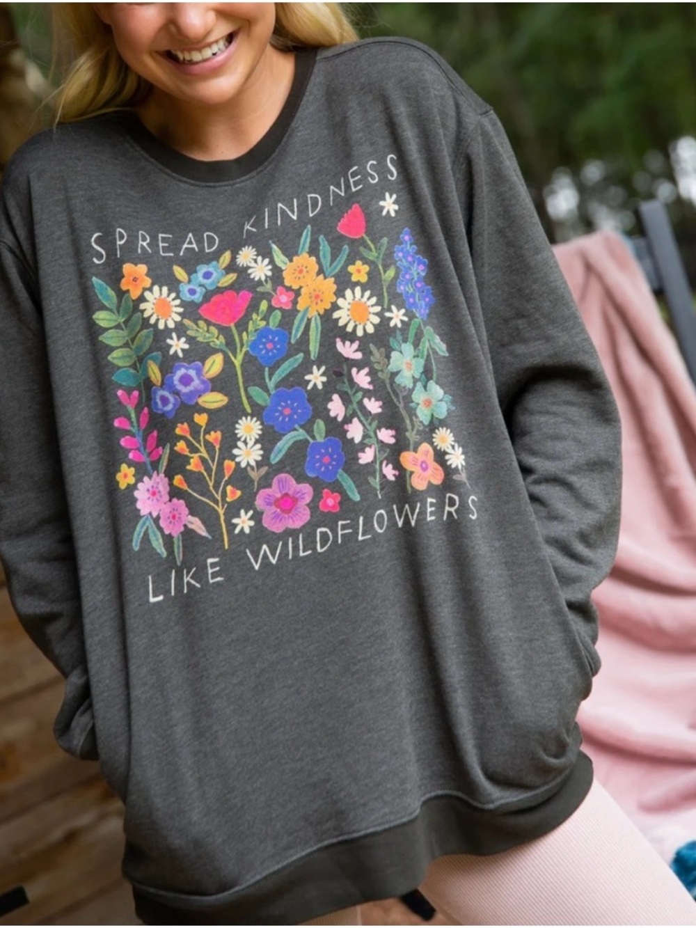 Spread Kindless Like Wildflowers Sweatshirt 💐🌷🪻🪷🌻🌼